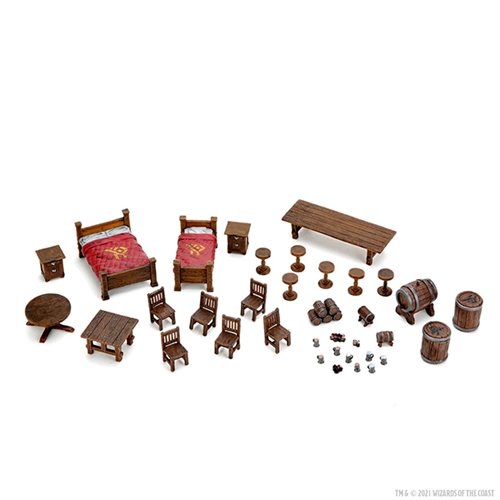 DnD - Beds & Bottles - The Yawning Portal Inn - Icons of the Realms DnD Terrain